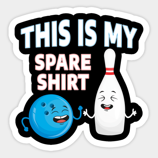 This Is My Spare Bowling Sticker by NatalitaJK